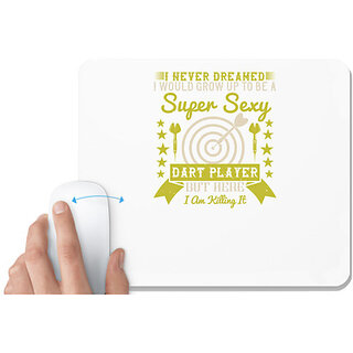                       UDNAG White Mousepad 'Daughter | Daughter 5' for Computer / PC / Laptop [230 x 200 x 5mm]                                              