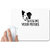 UDNAG White Mousepad 'Dogs | Show me your pitties' for Computer / PC / Laptop [230 x 200 x 5mm]