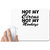 UDNAG White Mousepad 'Monkey | not my circus not my' for Computer / PC / Laptop [230 x 200 x 5mm]