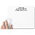 UDNAG White Mousepad 'Adult | done adulting' for Computer / PC / Laptop [230 x 200 x 5mm]
