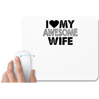                       UDNAG White Mousepad 'Irish | irishw' for Computer / PC / Laptop [230 x 200 x 5mm]                                              
