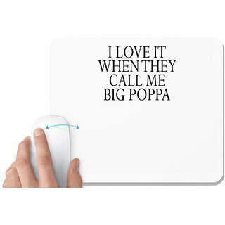                       UDNAG White Mousepad 'Couple | i love my wife' for Computer / PC / Laptop [230 x 200 x 5mm]                                              