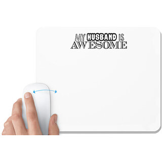                       UDNAG White Mousepad 'Reading | the book was better' for Computer / PC / Laptop [230 x 200 x 5mm]                                              