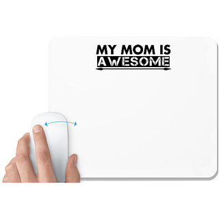                      UDNAG White Mousepad 'Parents | this girl has amazing parents' for Computer / PC / Laptop [230 x 200 x 5mm]                                              