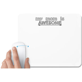                       UDNAG White Mousepad 'Pregnancy | this girl is going to be a big sister' for Computer / PC / Laptop [230 x 200 x 5mm]                                              