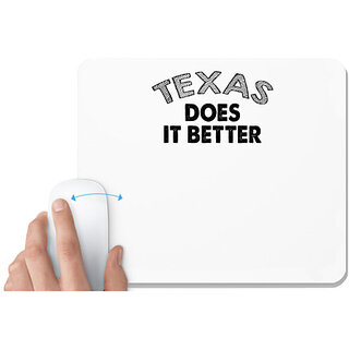                       UDNAG White Mousepad 'Father | world is okayest dad,n' for Computer / PC / Laptop [230 x 200 x 5mm]                                              