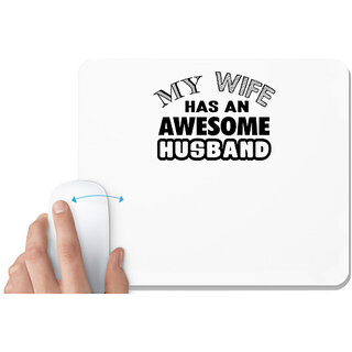                       UDNAG White Mousepad 'Mother | this girl is going to be a mommyb' for Computer / PC / Laptop [230 x 200 x 5mm]                                              