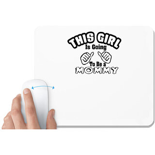                       UDNAG White Mousepad 'Wife | world is okayest wife,z' for Computer / PC / Laptop [230 x 200 x 5mm]                                              