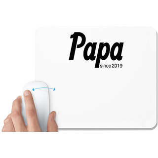                       UDNAG White Mousepad 'Grandma | this lady is going to be a grandma' for Computer / PC / Laptop [230 x 200 x 5mm]                                              