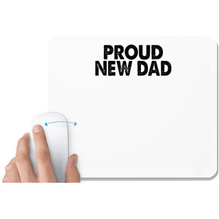                       UDNAG White Mousepad 'Uncle | this man is going to be a uncle,p' for Computer / PC / Laptop [230 x 200 x 5mm]                                              