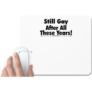                       UDNAG White Mousepad 'Dad | world is best dad est 2019' for Computer / PC / Laptop [230 x 200 x 5mm]                                              