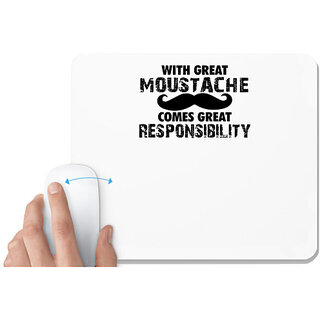                       UDNAG White Mousepad 'New year | Happy new year' for Computer / PC / Laptop [230 x 200 x 5mm]                                              