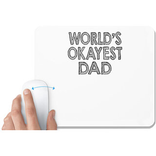                       UDNAG White Mousepad 'Cuarenta | La vida' for Computer / PC / Laptop [230 x 200 x 5mm]                                              