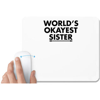                       UDNAG White Mousepad 'Baby | Welcome to the world baby' for Computer / PC / Laptop [230 x 200 x 5mm]                                              