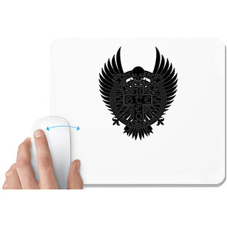                       UDNAG White Mousepad 'Brave | Be brave' for Computer / PC / Laptop [230 x 200 x 5mm]                                              