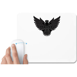                       UDNAG White Mousepad 'Kind | Be kind' for Computer / PC / Laptop [230 x 200 x 5mm]                                              
