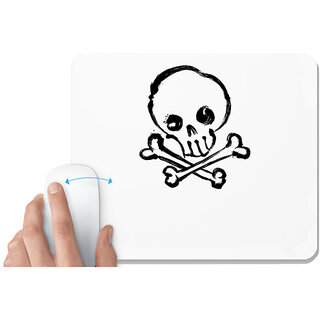                       UDNAG White Mousepad 'Courage | Have courage and be kind' for Computer / PC / Laptop [230 x 200 x 5mm]                                              