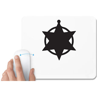                       UDNAG White Mousepad 'Christmass | Christmas Bauble 14' for Computer / PC / Laptop [230 x 200 x 5mm]                                              