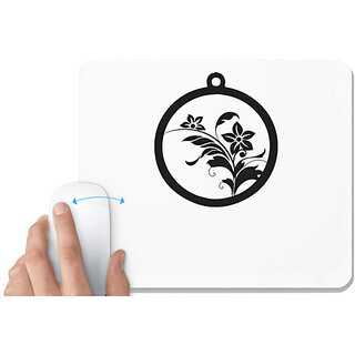                       UDNAG White Mousepad 'Christmass | Christmas Bauble 19' for Computer / PC / Laptop [230 x 200 x 5mm]                                              