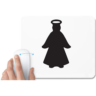                       UDNAG White Mousepad 'Christmass | Christmas Bauble 31' for Computer / PC / Laptop [230 x 200 x 5mm]                                              