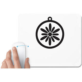                       UDNAG White Mousepad 'Christmass | Christmas Bauble 39' for Computer / PC / Laptop [230 x 200 x 5mm]                                              