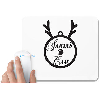                       UDNAG White Mousepad 'Christmass | Christmas Bauble 40' for Computer / PC / Laptop [230 x 200 x 5mm]                                              