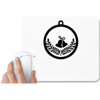                       UDNAG White Mousepad 'Christmass | Christmas Bauble 42' for Computer / PC / Laptop [230 x 200 x 5mm]                                              