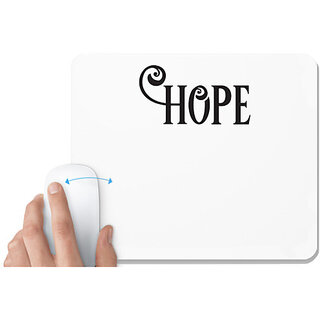                       UDNAG White Mousepad 'Christmass | Christmas hope' for Computer / PC / Laptop [230 x 200 x 5mm]                                              