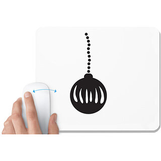                       UDNAG White Mousepad 'Christmass | Christmas Element2' for Computer / PC / Laptop [230 x 200 x 5mm]                                              