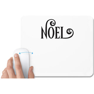                       UDNAG White Mousepad 'Christmass | Christmas Noel' for Computer / PC / Laptop [230 x 200 x 5mm]                                              