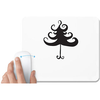                       UDNAG White Mousepad 'Christmass | Christmas Elements8' for Computer / PC / Laptop [230 x 200 x 5mm]                                              