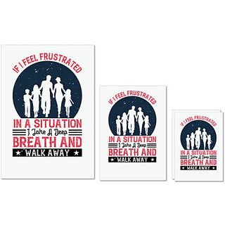 UDNAG Untearable Waterproof Stickers 155GSM 'Walking | I feel frustrated in a situation' A4 x 1pc, A5 x 1pc & A6 x 2pc UDNAG Untearable Waterproof Stickers 155GSM 'Walking | I feel frustrated in a situation' A4 x 1pc, A5 x 1pc & A6 x 2pc