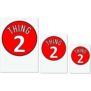UDNAG Untearable Waterproof Stickers 155GSM 'Thing | Thing 2' A4 x 1pc, A5 x 1pc & A6 x 2pc UDNAG Untearable Waterproof Stickers 155GSM 'Thing | Thing 2' A4 x 1pc, A5 x 1pc & A6 x 2pc