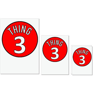 UDNAG Untearable Waterproof Stickers 155GSM 'Thing | Thing 3' A4 x 1pc, A5 x 1pc & A6 x 2pc UDNAG Untearable Waterproof Stickers 155GSM 'Thing | Thing 3' A4 x 1pc, A5 x 1pc & A6 x 2pc