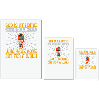 UDNAG Untearable Waterproof Stickers 155GSM 'Walking | is at home' A4 x 1pc, A5 x 1pc & A6 x 2pc UDNAG Untearable Waterproof Stickers 155GSM 'Walking | is at home' A4 x 1pc, A5 x 1pc & A6 x 2pc