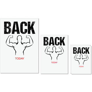 UDNAG Untearable Waterproof Stickers 155GSM 'Gym | Back today' A4 x 1pc, A5 x 1pc & A6 x 2pc UDNAG Untearable Waterproof Stickers 155GSM 'Gym | Back today' A4 x 1pc, A5 x 1pc & A6 x 2pc