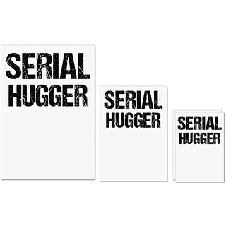 UDNAG Untearable Waterproof Stickers 155GSM 'Hug | Serial Hugger' A4 x 1pc, A5 x 1pc & A6 x 2pc UDNAG Untearable Waterproof Stickers 155GSM 'Hug | Serial Hugger' A4 x 1pc, A5 x 1pc & A6 x 2pc