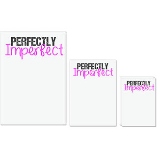                       UDNAG Untearable Waterproof Stickers 155GSM 'Perfectly imperfect' A4 x 1pc, A5 x 1pc & A6 x 2pc                                              