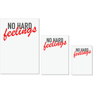 UDNAG Untearable Waterproof Stickers 155GSM 'No hard feelings' A4 x 1pc, A5 x 1pc & A6 x 2pc UDNAG Untearable Waterproof Stickers 155GSM 'No hard feelings' A4 x 1pc, A5 x 1pc & A6 x 2pc