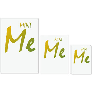 UDNAG Untearable Waterproof Stickers 155GSM 'Father Son | mini Me' A4 x 1pc, A5 x 1pc & A6 x 2pc UDNAG Untearable Waterproof Stickers 155GSM 'Father Son | mini Me' A4 x 1pc, A5 x 1pc & A6 x 2pc