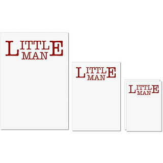 UDNAG Untearable Waterproof Stickers 155GSM 'Father Son | Little Man' A4 x 1pc, A5 x 1pc & A6 x 2pc UDNAG Untearable Waterproof Stickers 155GSM 'Father Son | Little Man' A4 x 1pc, A5 x 1pc & A6 x 2pc