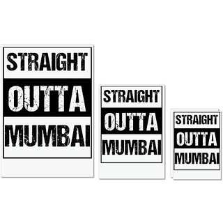 UDNAG Untearable Waterproof Stickers 155GSM 'Mumbai | Straight outta Mumbai' A4 x 1pc, A5 x 1pc & A6 x 2pc UDNAG Untearable Waterproof Stickers 155GSM 'Mumbai | Straight outta Mumbai' A4 x 1pc, A5 x 1pc & A6 x 2pc