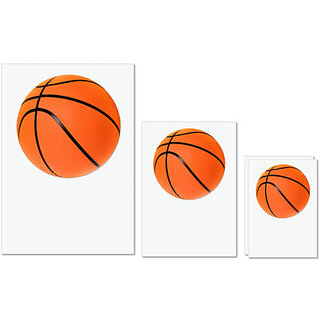                       UDNAG Untearable Waterproof Stickers 155GSM 'Basketball' A4 x 1pc, A5 x 1pc & A6 x 2pc                                              