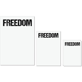 UDNAG Untearable Waterproof Stickers 155GSM 'Freedom' A4 x 1pc, A5 x 1pc & A6 x 2pc UDNAG Untearable Waterproof Stickers 155GSM 'Freedom' A4 x 1pc, A5 x 1pc & A6 x 2pc