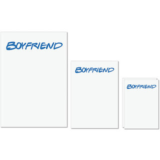 UDNAG Untearable Waterproof Stickers 155GSM 'Couple | Boyfriend' A4 x 1pc, A5 x 1pc & A6 x 2pc UDNAG Untearable Waterproof Stickers 155GSM 'Couple | Boyfriend' A4 x 1pc, A5 x 1pc & A6 x 2pc