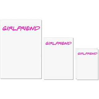 UDNAG Untearable Waterproof Stickers 155GSM 'Couple | Girlfriend' A4 x 1pc, A5 x 1pc & A6 x 2pc UDNAG Untearable Waterproof Stickers 155GSM 'Couple | Girlfriend' A4 x 1pc, A5 x 1pc & A6 x 2pc