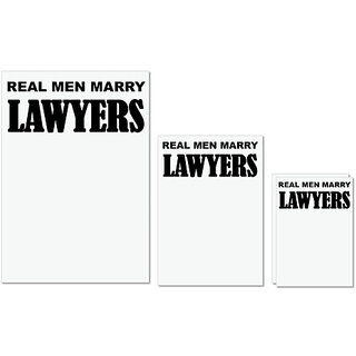 UDNAG Untearable Waterproof Stickers 155GSM 'Lawyer | Real men marry Lawyer' A4 x 1pc, A5 x 1pc & A6 x 2pc UDNAG Untearable Waterproof Stickers 155GSM 'Lawyer | Real men marry Lawyer' A4 x 1pc, A5 x 1pc & A6 x 2pc