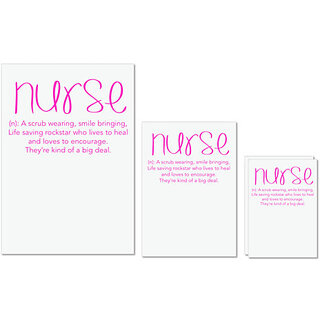 UDNAG Untearable Waterproof Stickers 155GSM 'Nurse' A4 x 1pc, A5 x 1pc & A6 x 2pc UDNAG Untearable Waterproof Stickers 155GSM 'Nurse' A4 x 1pc, A5 x 1pc & A6 x 2pc
