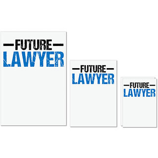 UDNAG Untearable Waterproof Stickers 155GSM 'Lawyer | Future Lawyer' A4 x 1pc, A5 x 1pc & A6 x 2pc UDNAG Untearable Waterproof Stickers 155GSM 'Lawyer | Future Lawyer' A4 x 1pc, A5 x 1pc & A6 x 2pc