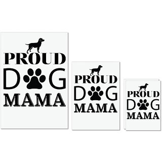 UDNAG Untearable Waterproof Stickers 155GSM 'Dog | Proud Dog Mama' A4 x 1pc, A5 x 1pc & A6 x 2pc UDNAG Untearable Waterproof Stickers 155GSM 'Dog | Proud Dog Mama' A4 x 1pc, A5 x 1pc & A6 x 2pc